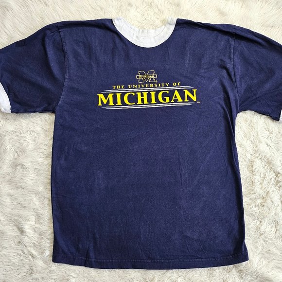 Vintage Michigan Wolverines Men's T Shirt XL - Picture 2 of 6